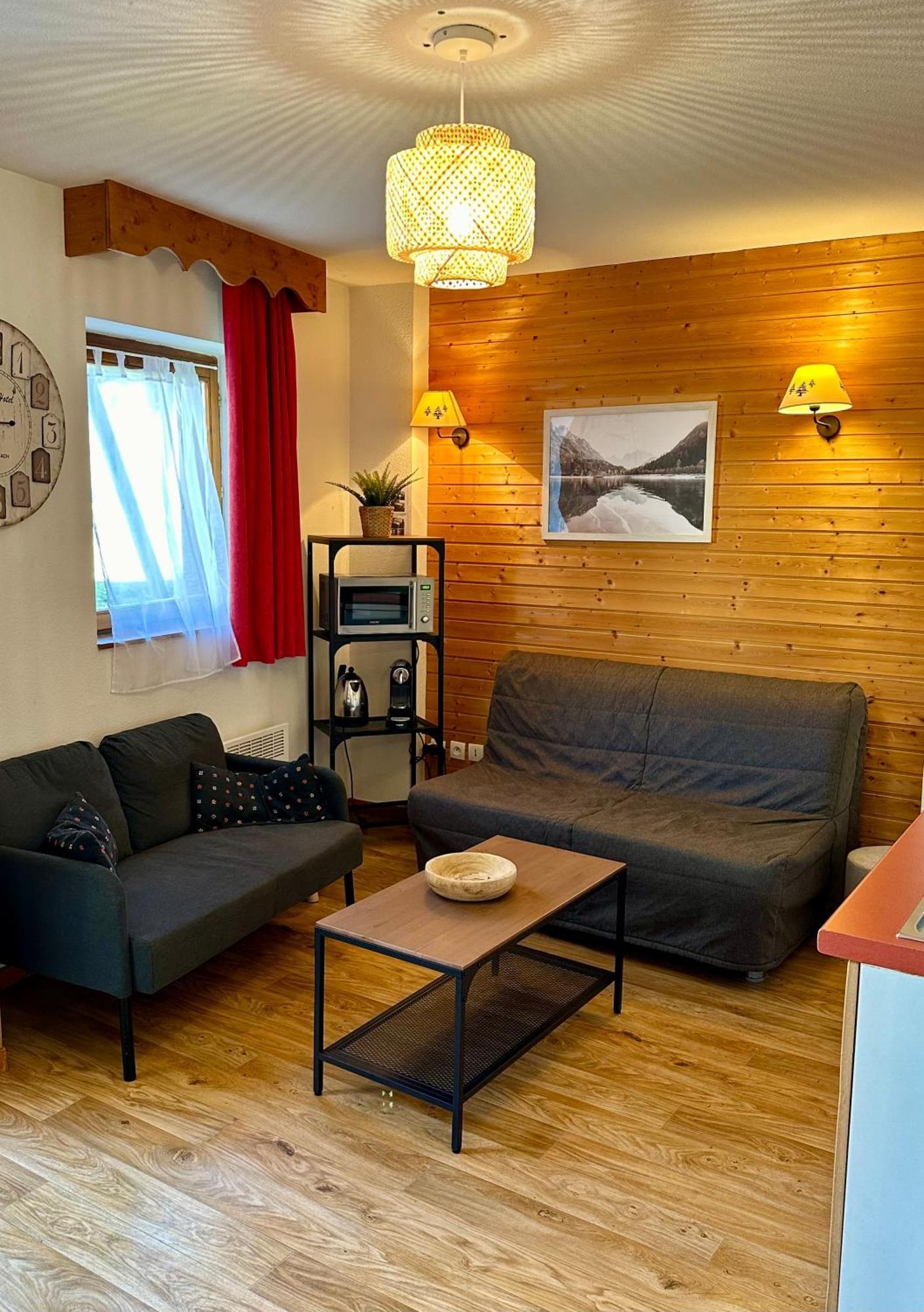 Charmant Appartement Confortable Pour 6 Personnes 40M2 Pied Pistes, Piscine, Wifi, Parking 尚鲁斯 外观 照片