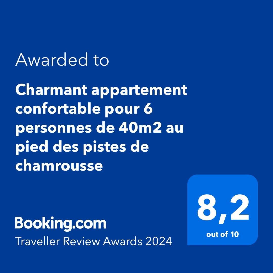 Charmant Appartement Confortable Pour 6 Personnes 40M2 Pied Pistes, Piscine, Wifi, Parking 尚鲁斯 外观 照片